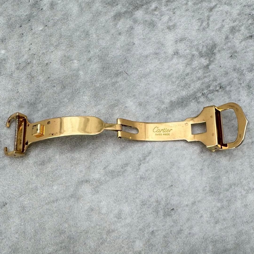 Cartier D-Buckle 14mm Gold Stainless Steel Watch Clasp Japan 071222
