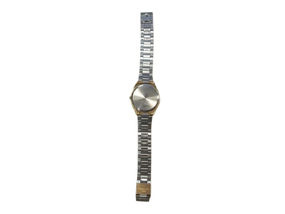 [A1R] Citizen Q and Q Gold Color Stainless Band Men Watch [f8w]