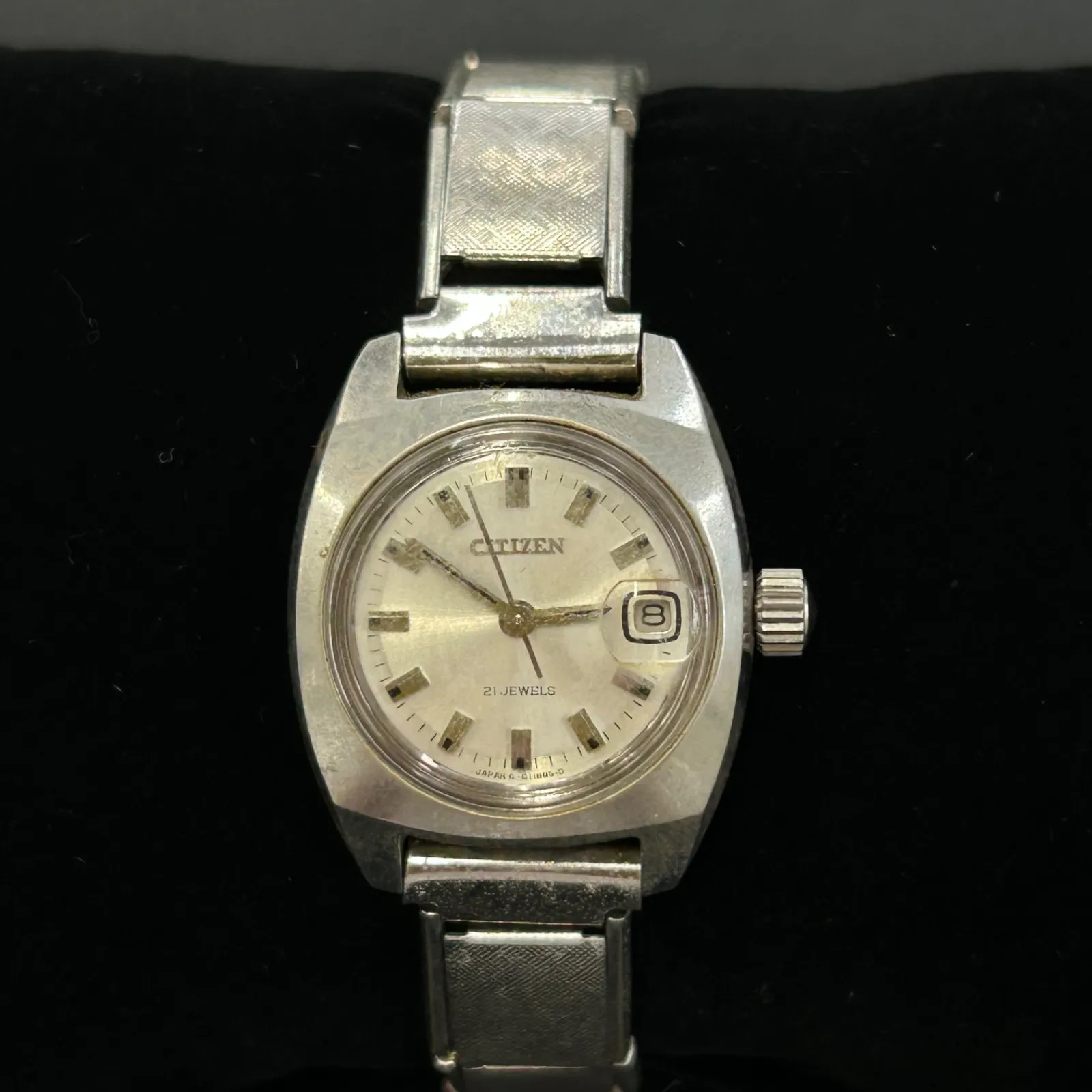 Working condition 4-610458TA 21jewels Citizen manual winding wristwatch