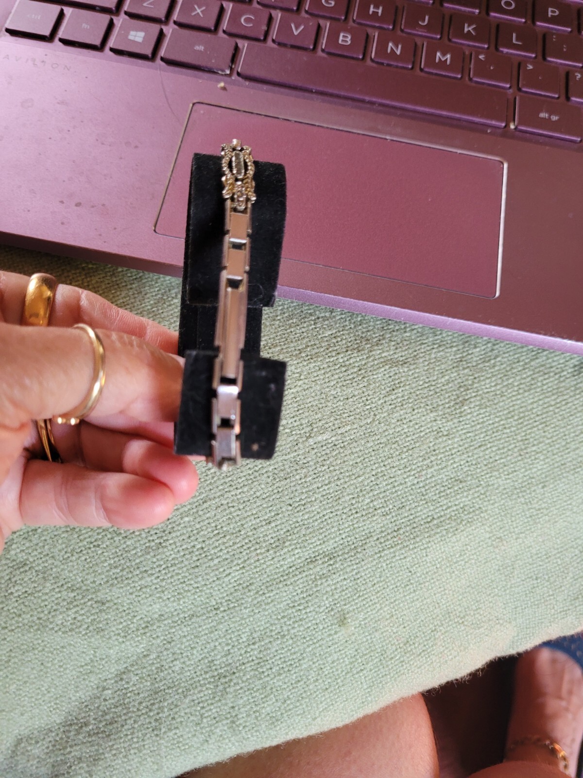 VTG 50 s/60 s.( Limit )Marcasite Cocktail Watch.Used NONE WORKING