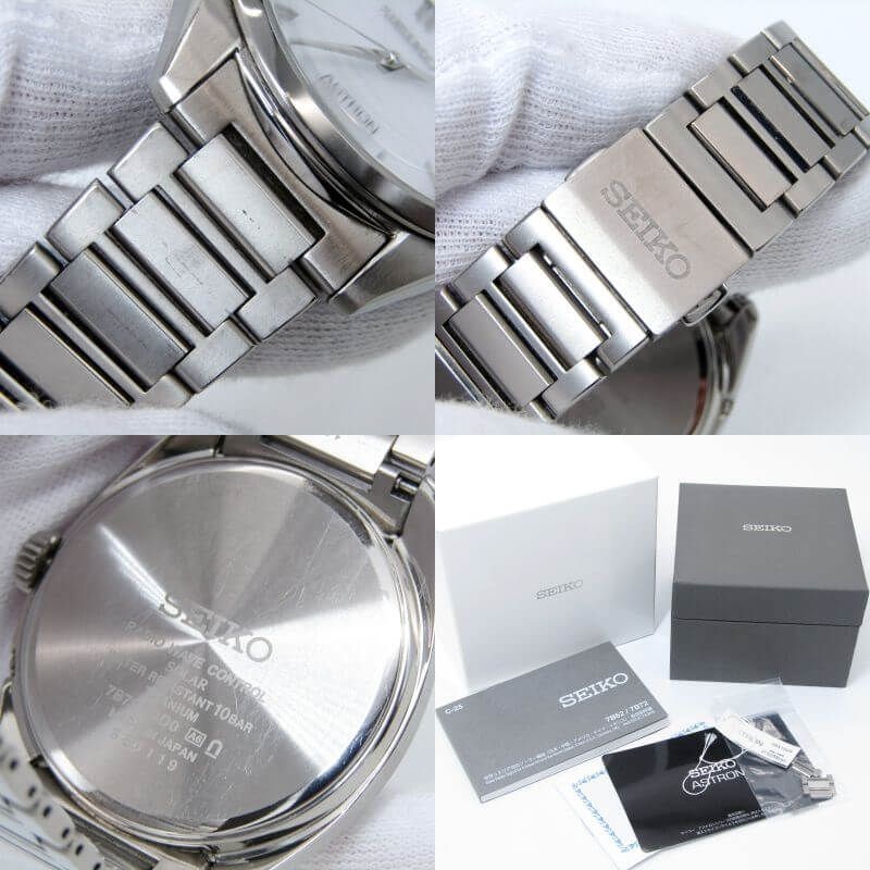 SEIKO ASTRON SBXY029 7B72 0AD0 Solar Radio Wave Astron Origin 39mm Titanium Made