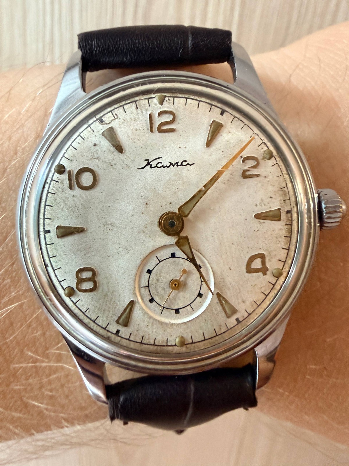 RARE/SERVICED VINTAGE Kama 17 Jewels Soviet Vintage USSR Mechanical watch 1950s