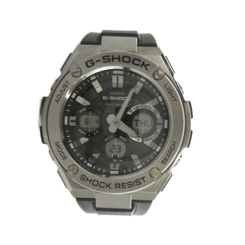 CASIO G SHOCK GST W110 Tough Solar Wristwatch Ana Digi Logo Calendar Included Da
