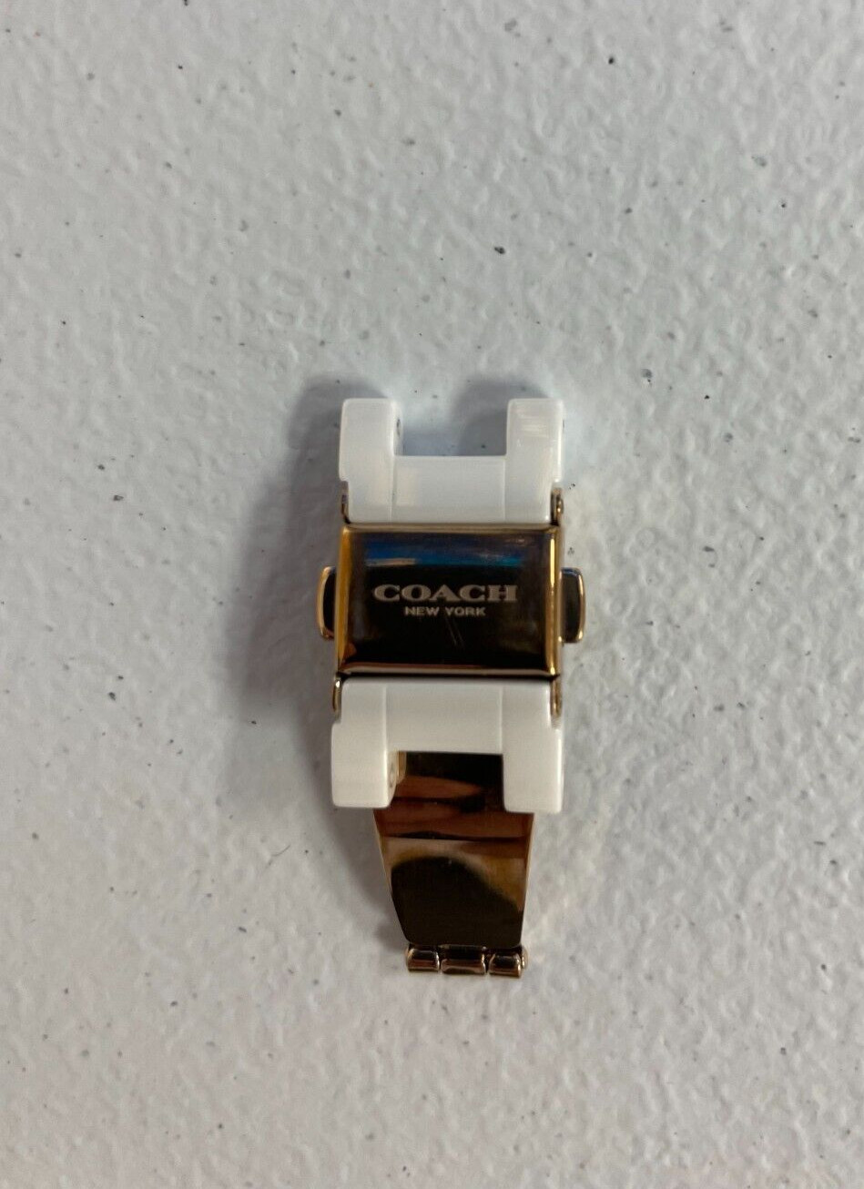 Movado Coach Preston Clasp Buckle For White Ceramic Band Women’s Watch 14503263