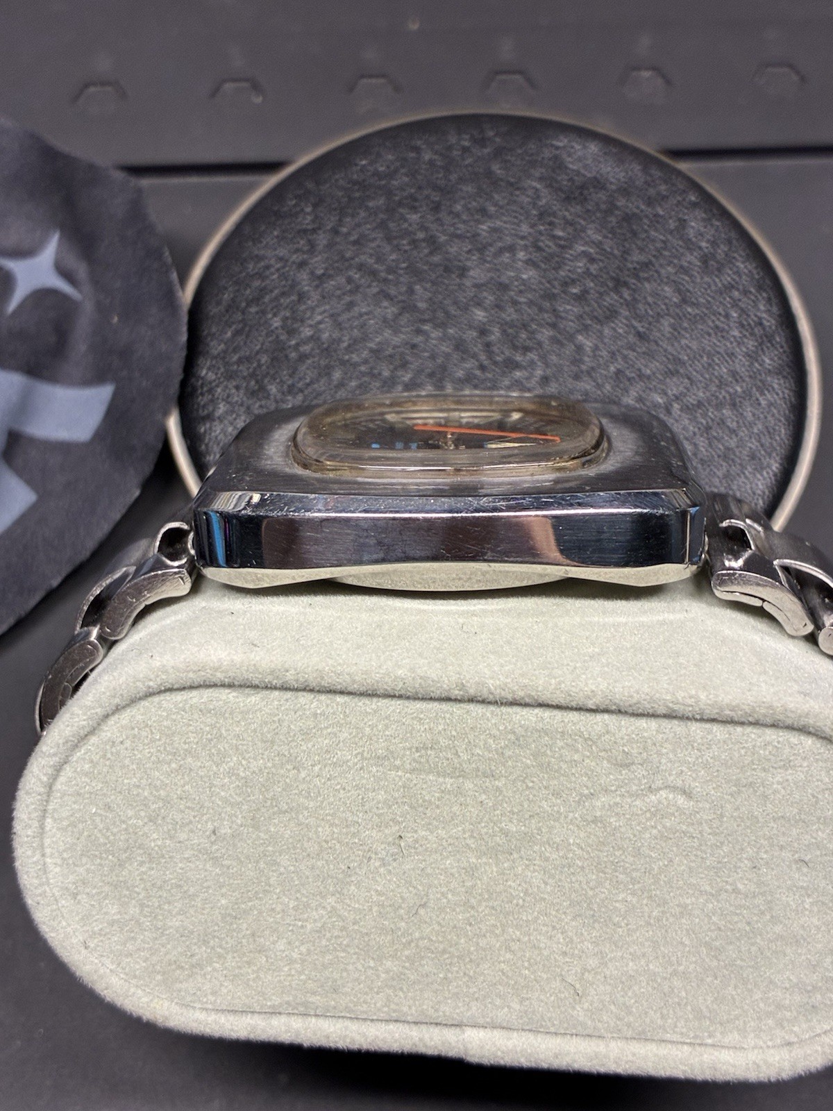Vintage Wittnauer Automatic Watch TV Dial Men’s With Original Band RUNNING