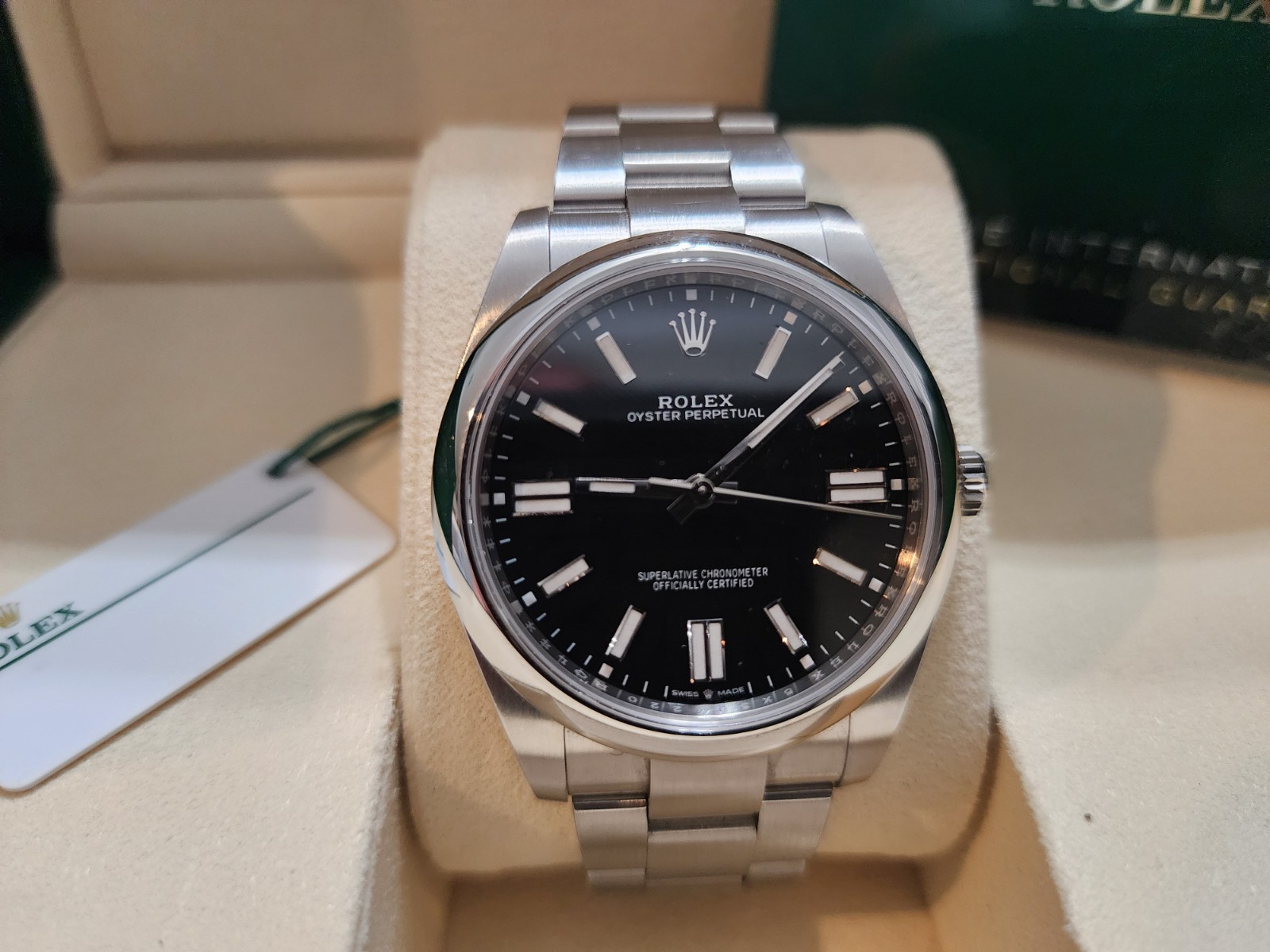 Rolex Oyster Perpetual 41mm 124300 Stainless Steel Black Dial