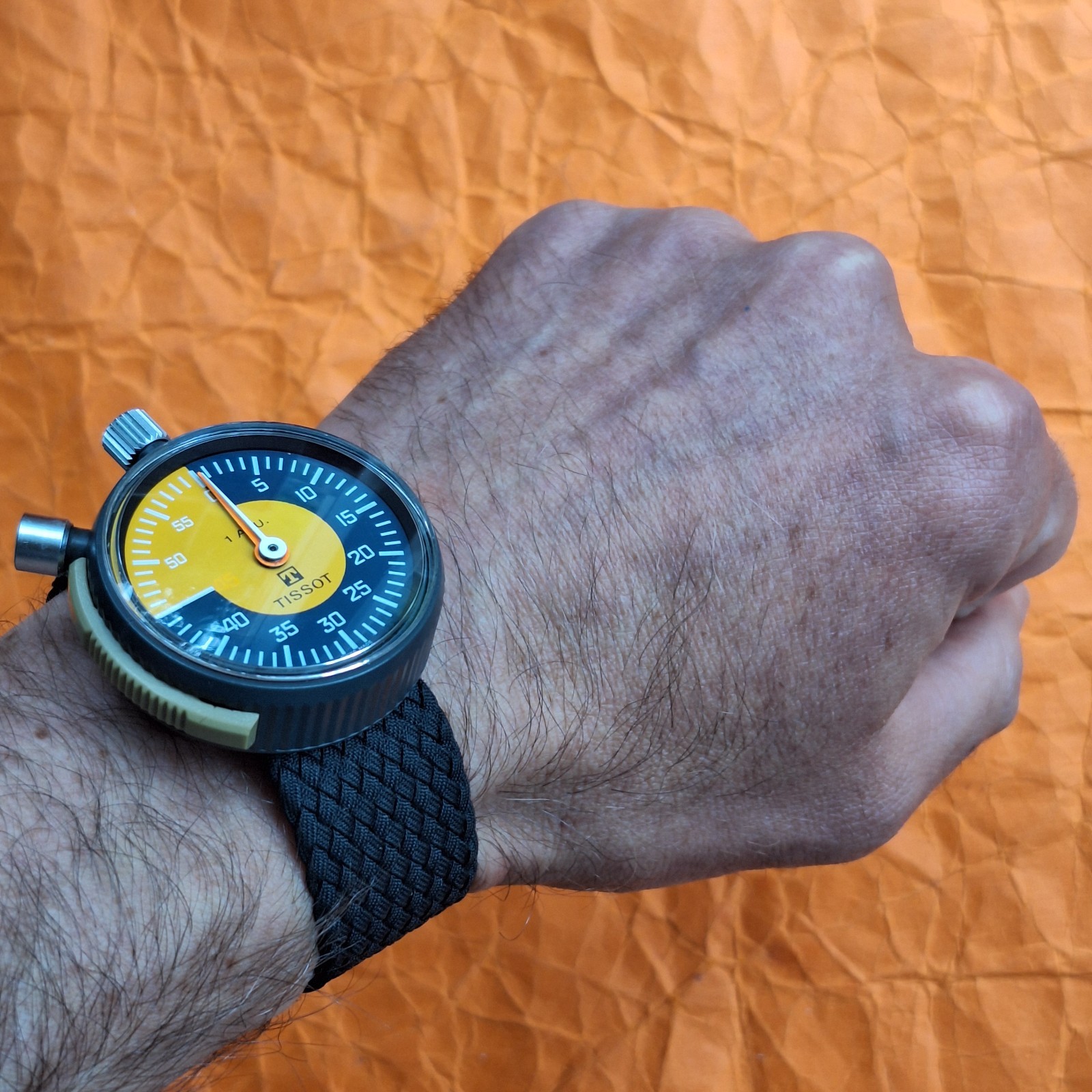 TISSOT 1979 FIFA REFEREE SOCCER STOPWATCH LEMANIA 7160
