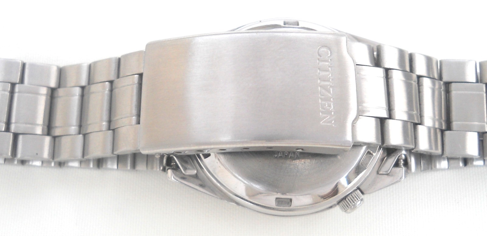 Vintage Citizen Automatic Unisex Watch Silver Sunburst X Dial 21J Pristine Japan