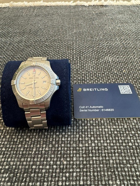 Breitling Colt A17313 Mint Condition