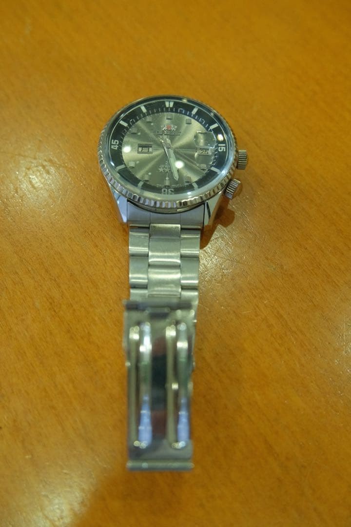 ORIENT Vintage Automatic Watch Three Star Rotating Inner Bezel