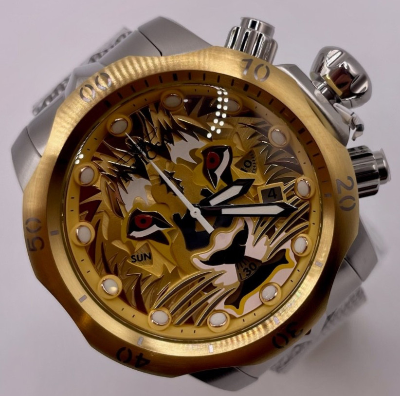 Invicta Venom Lionheart Swiss Ronda Z60 Caliber Men’s Watch – 53.7mm, (48171)