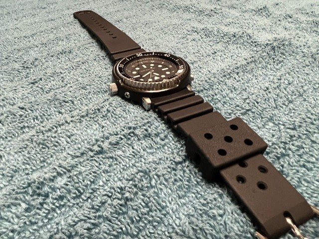 Seiko H558-5009 Arnie Ana-Digi Men’s Hybrid Black Dive Watch RARE!!! VINTAGE!!!
