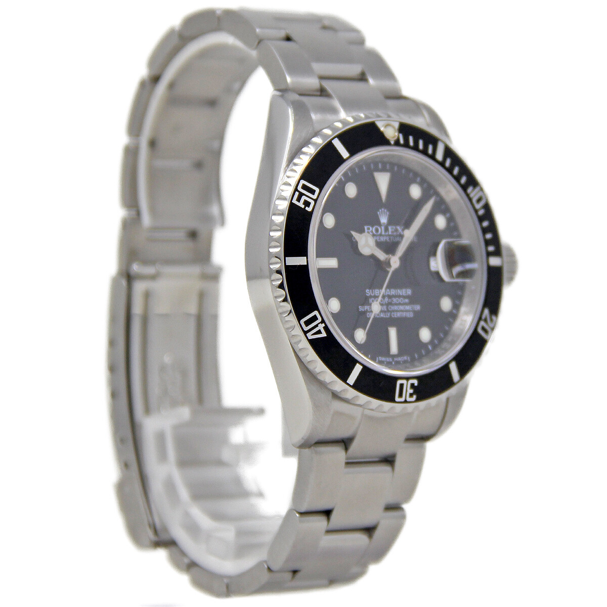 Rolex Submariner 16610 40mm Steel Engraved *FACTORY BOX / WARRANTY CARD* #2072-1