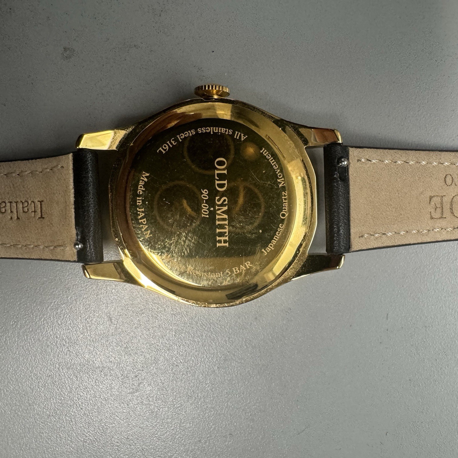 men’s Kuoe kyoto japanese quartz wrist watch old smith 90-001