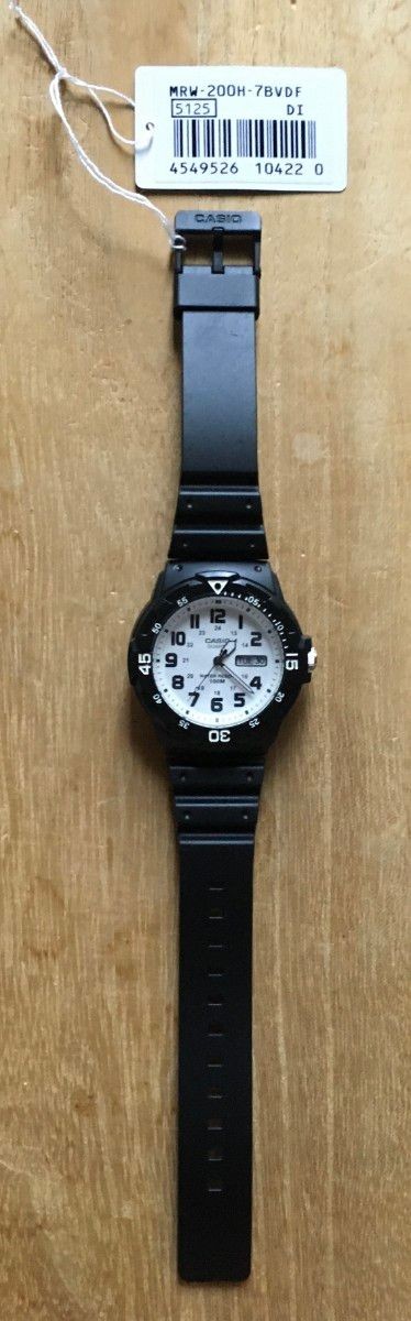 New Unused Item CASIO MRW 200H 7BV Diver Style Chipkashi Rare Color Military Fie