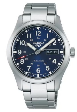 Seiko SBSA113 5 Sports Watch 41hr Reserve 10ATM Water Resistance Steel 39.4mm