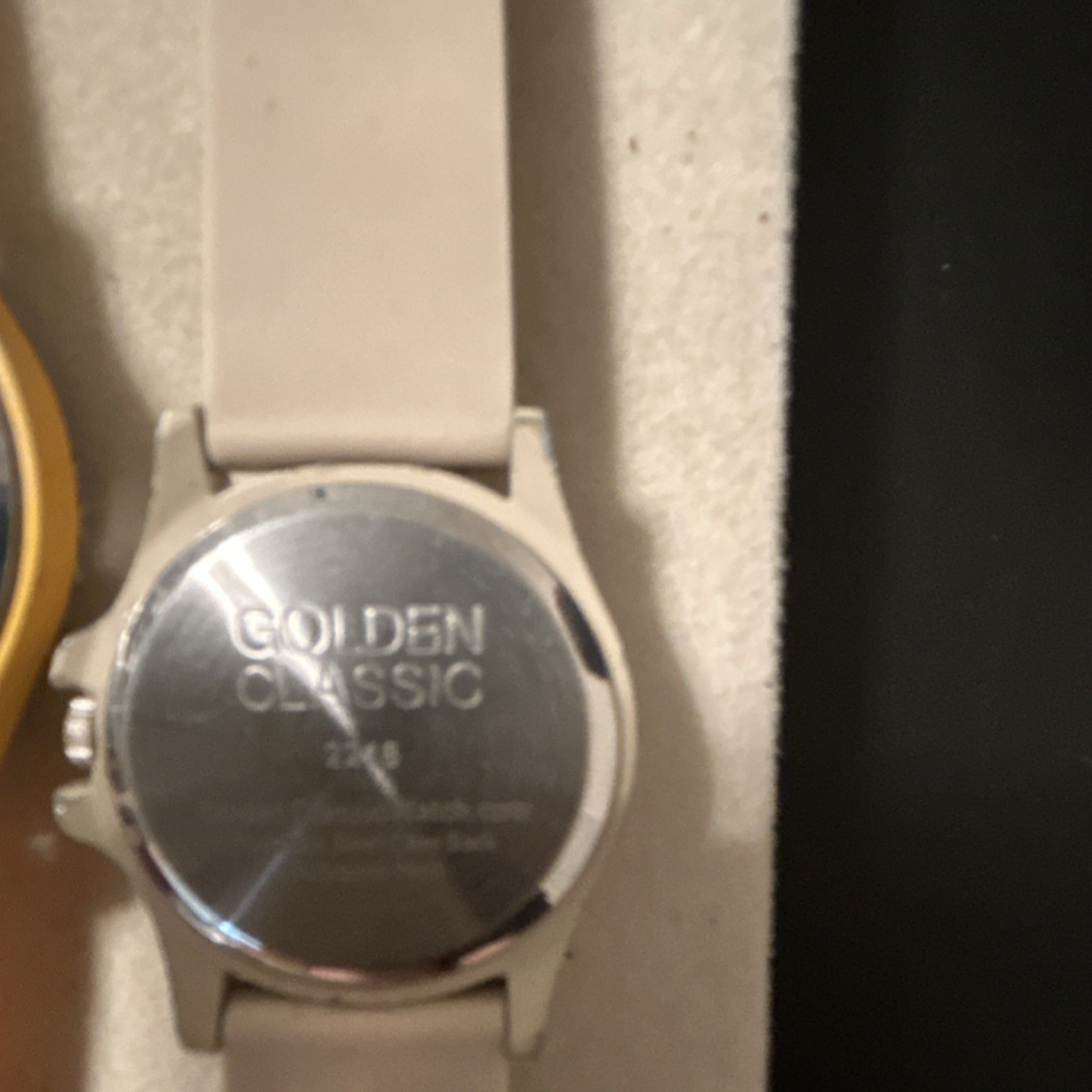 Swap Women’s Quartz Analog Wristwatch, Yellow Rubber Strap, 40mm, Silver Bezel