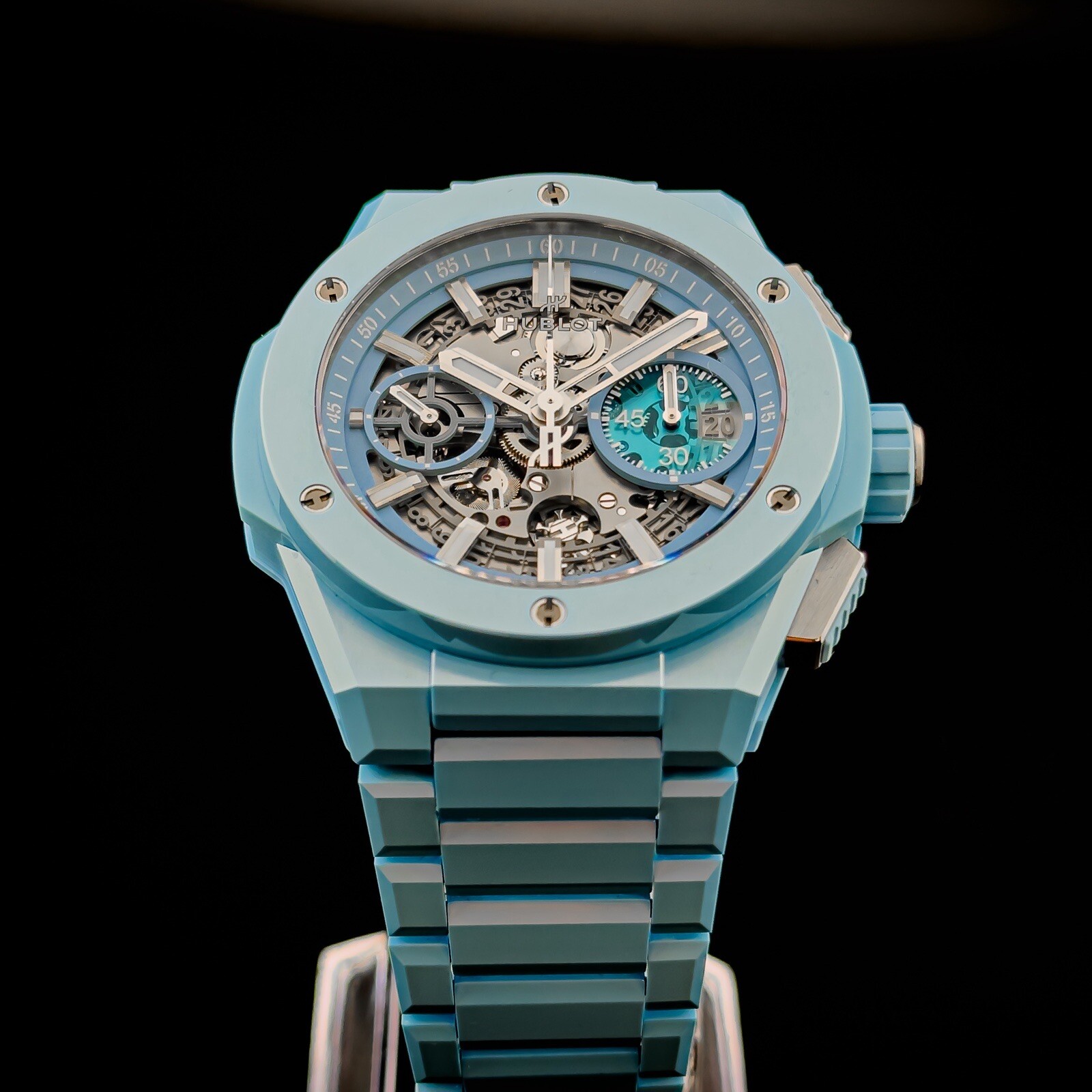 Hublot Big Bang Integrated Sky Blue Ceramic – Limited Edition 451.EX.5120.EX
