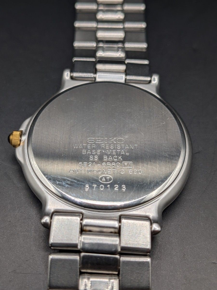 Excellent condition SEIKO LUCENT 5E21 6B80 Battery and Packing replaced Quartz E