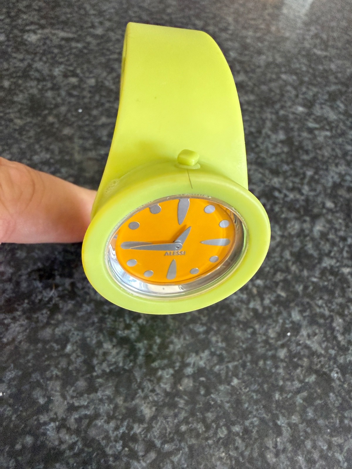 Alessi AL1000 Calumet Watch Stefano Pirovano Green/Orange Unisex WR to 30m