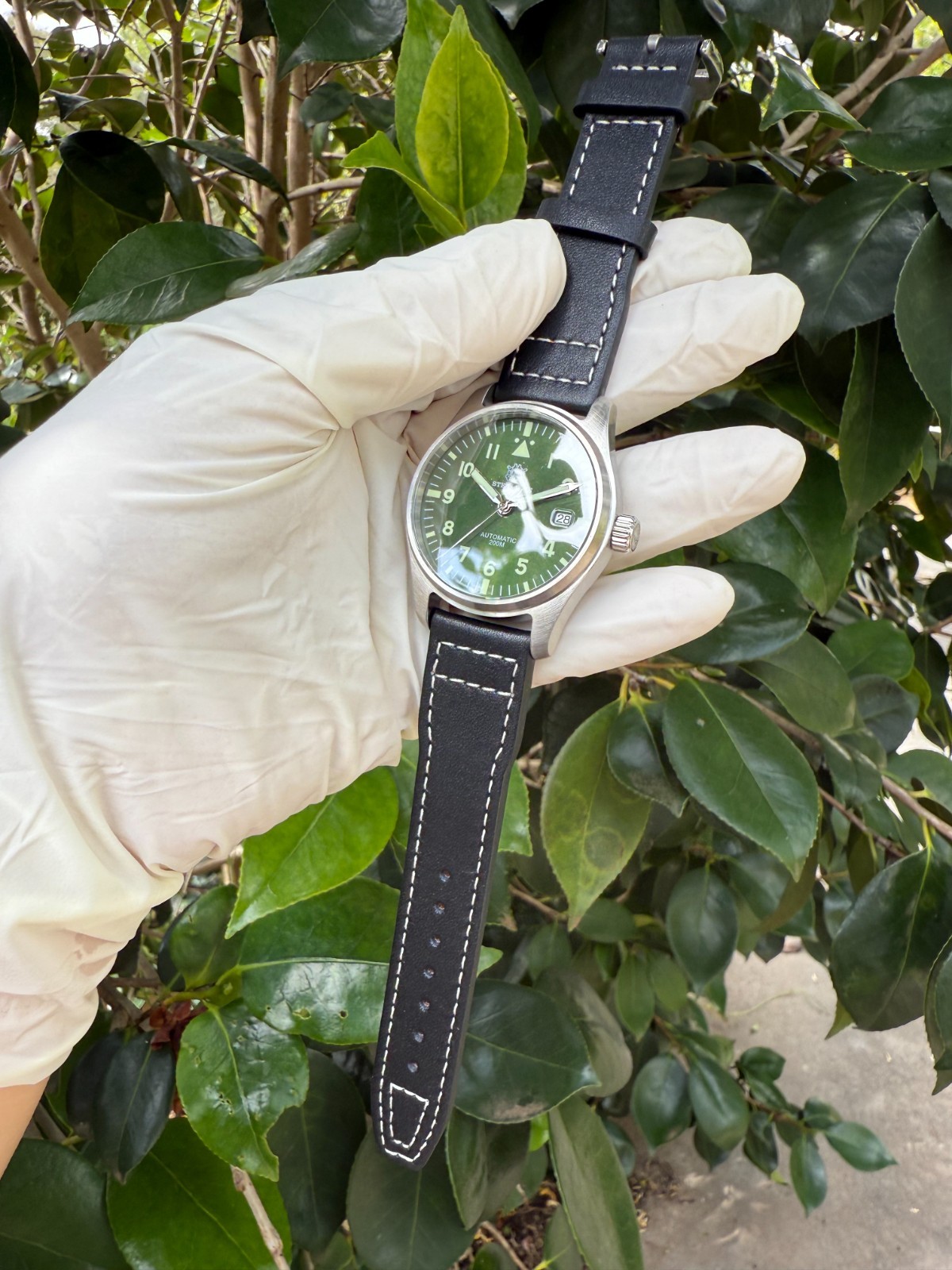 Steeldive SD1940, Mark XVIII Flieger, NH35, Sapphire,Green,Lume,200m Diving,BNIB
