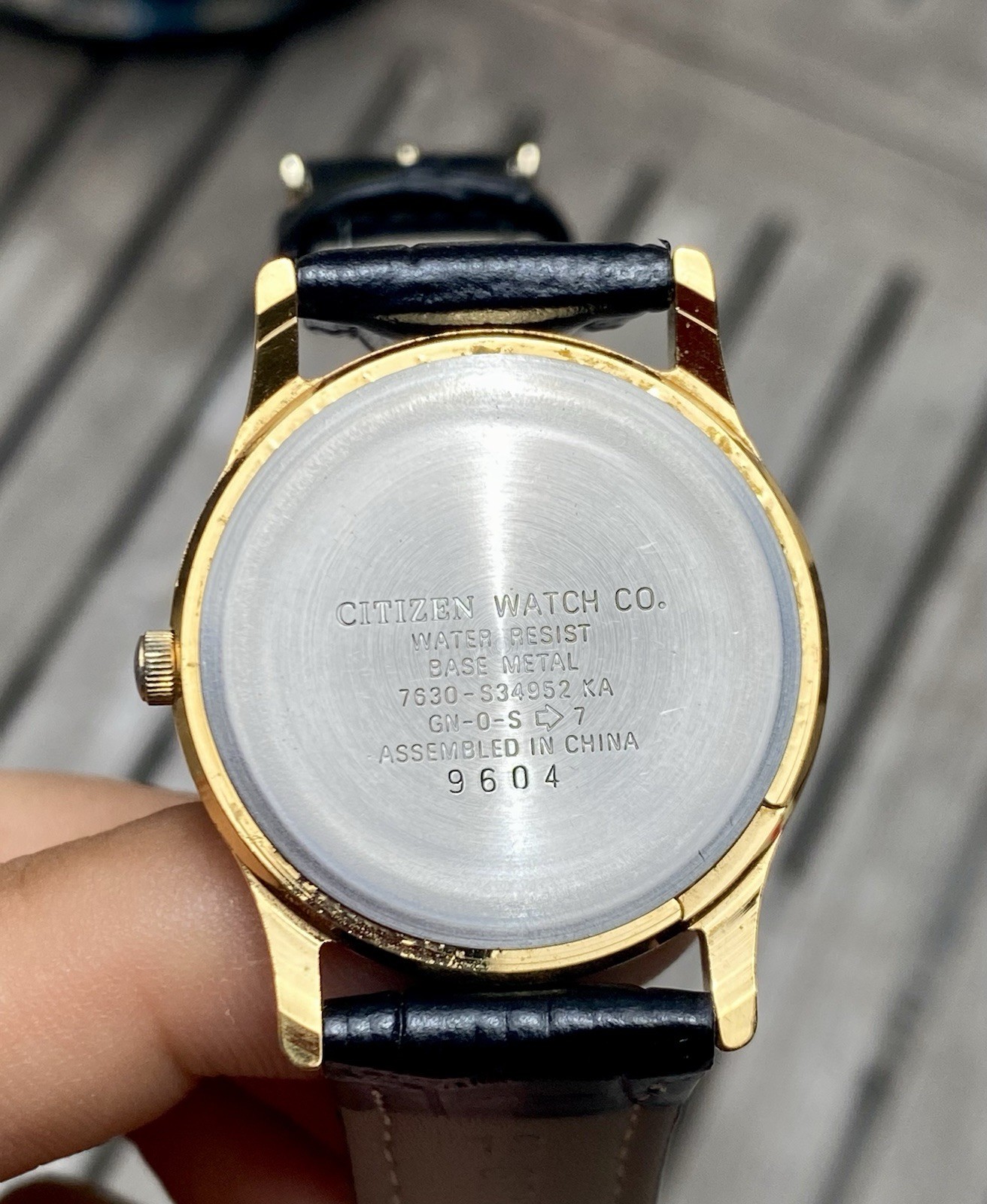 Citizen Freeway JDM Dress Watch 31mm Gold Plated 7630 Runs Great