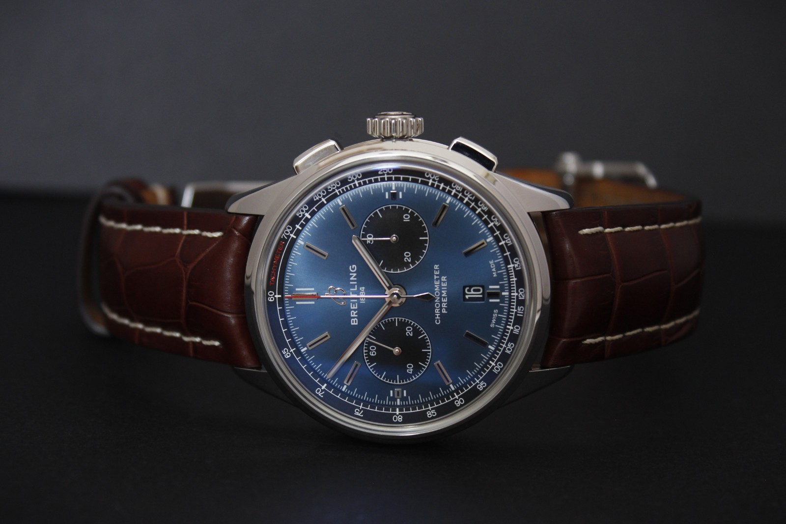 Breitling Premier B01 Chronograph 42 AB0118 2023 Full Set inc Warranty 2x Straps