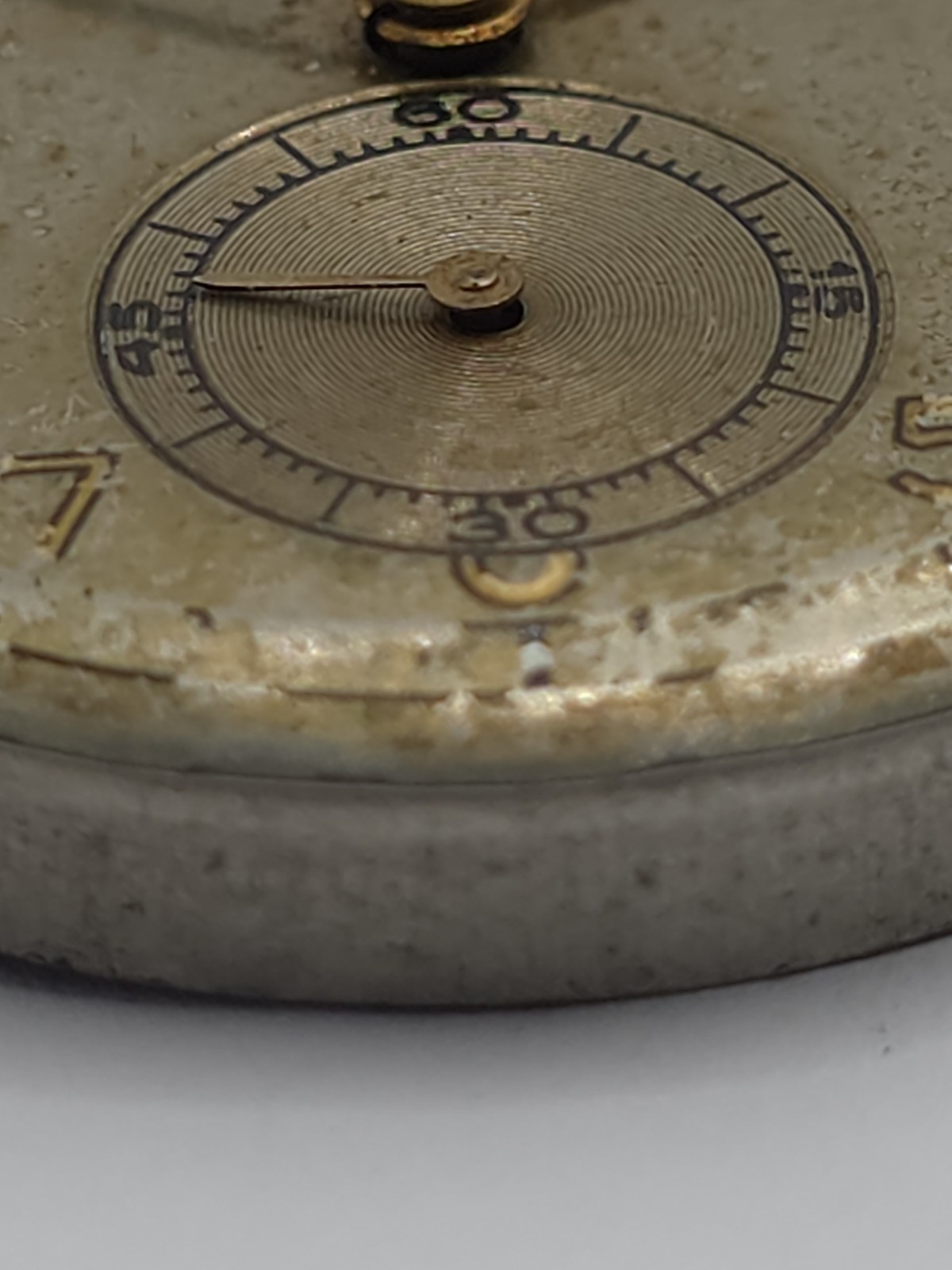 Vintage Agfa Watch Movement Cal. 233 CUPILLARD From 1930’s Hands Main Spring