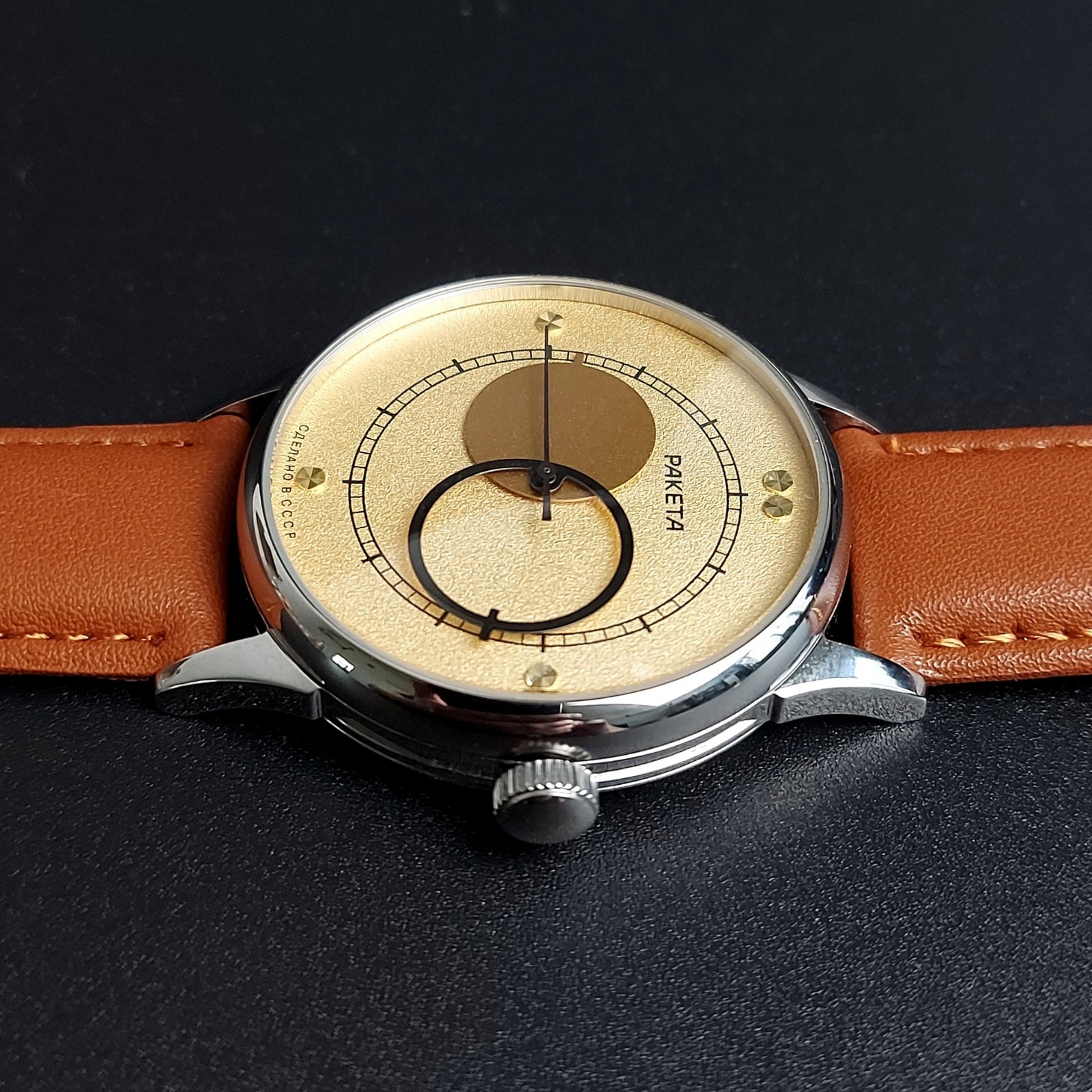 Raketa Copernic Vintage Men`s Watch Copernicus Kopernik Soviet Wristwatch USSR