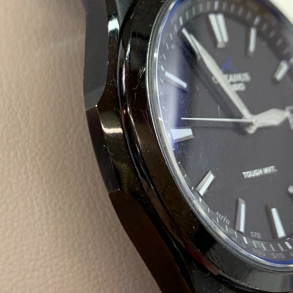 Casio Oceanus OCW-S100B-1AJF Solar Radio Titanium Watch Used Japan