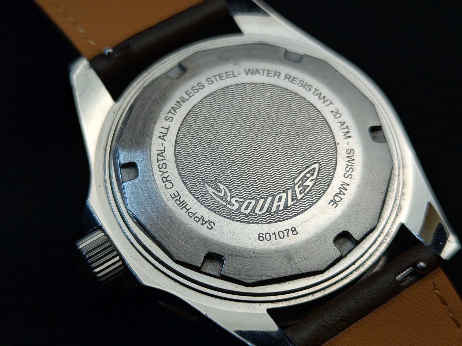 Squale Y1545 20 ATM Swiss Made Automatic Divers Watch – Blue Dial/Bezel