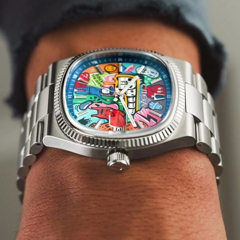 CILOA Painted Dial Men’s Watch Quartz Authentic 3ATM Stainless Steel