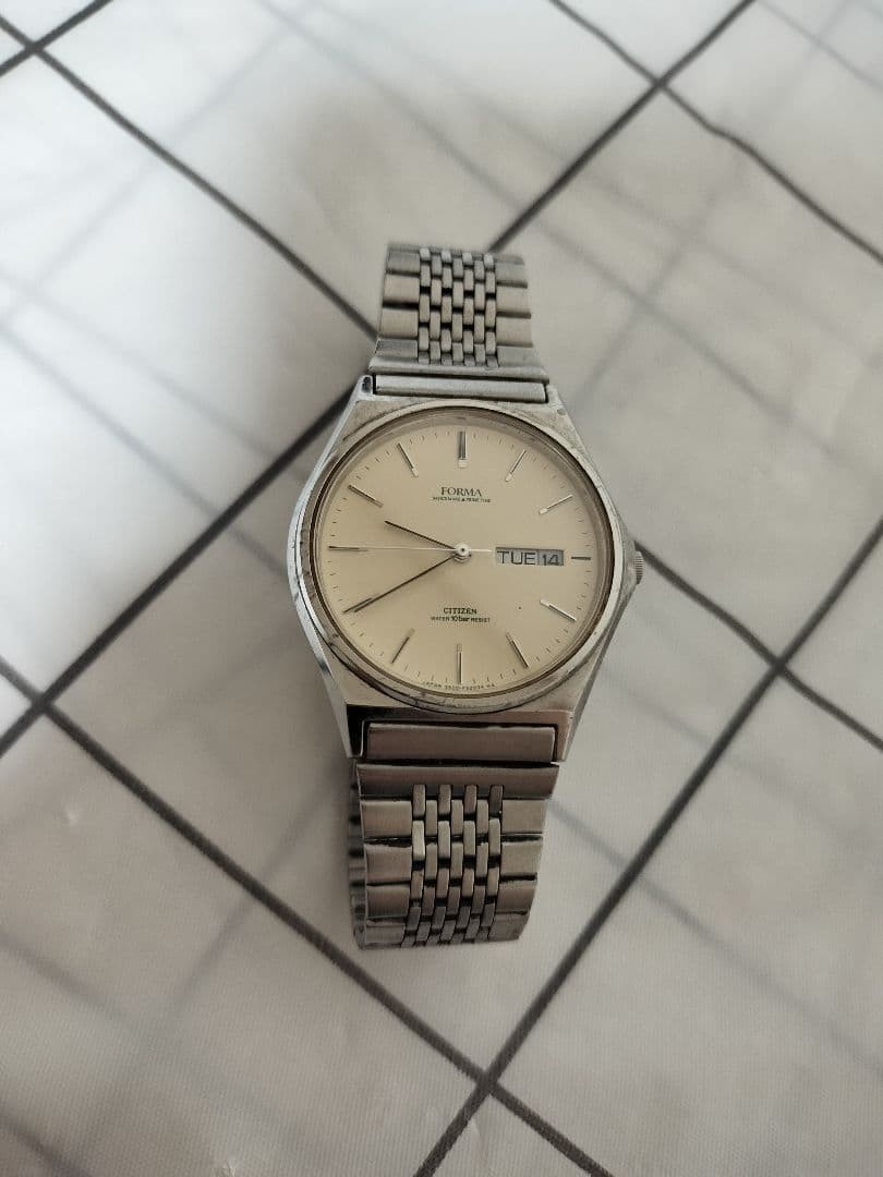 Working condition men’s watch CITIZEN FORMA 5500 quartz watch