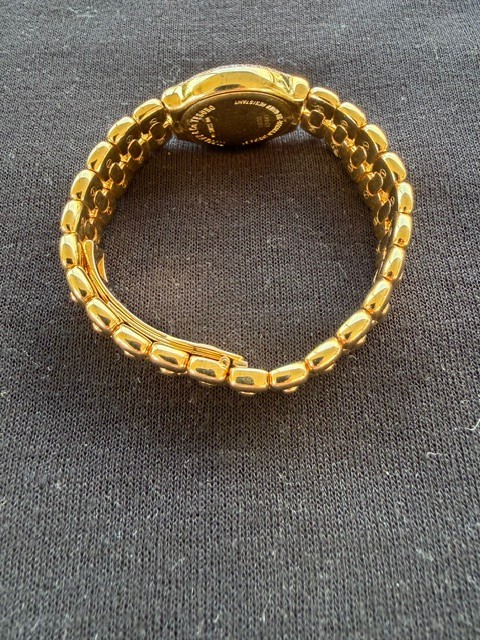 Tiffany & Co. Tesoro 18K Gold Diamond Bezel Ladies Watch