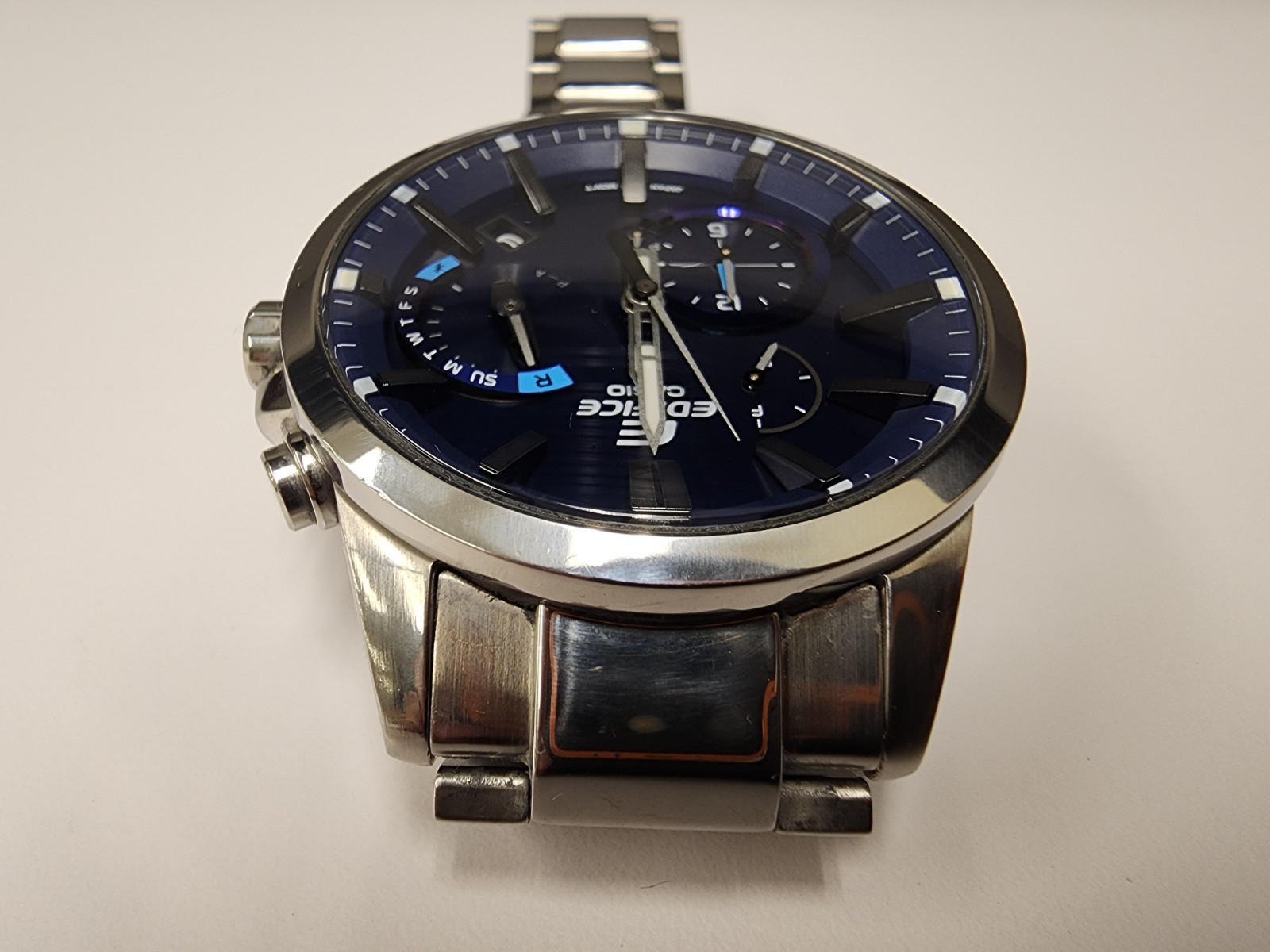 Casio Edifice EQB-700D-2A Tough Solar Bluetooth Men’s Watch – Blue Dial