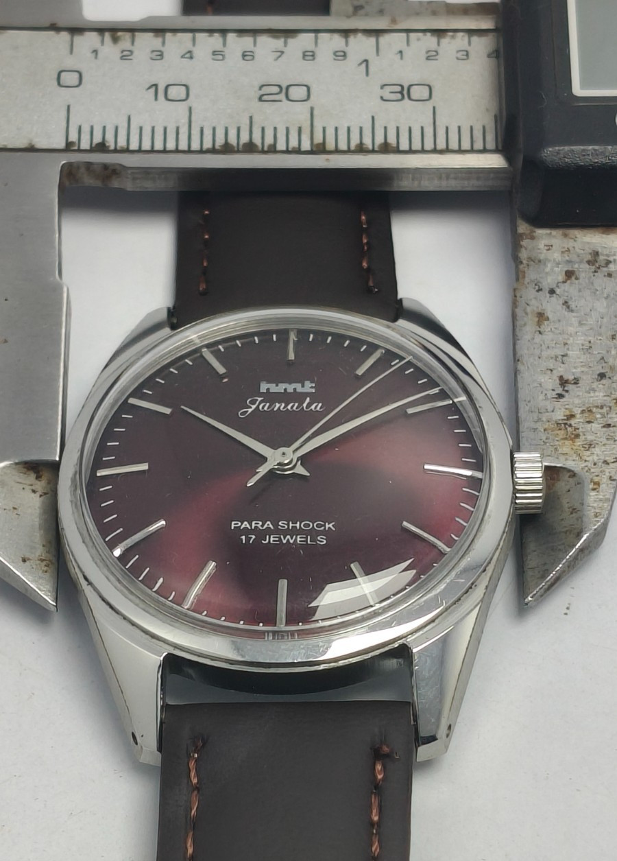 HMT Janata 17 Jewels Hand-Winding Wrist Watch For Men’s In Working Condition