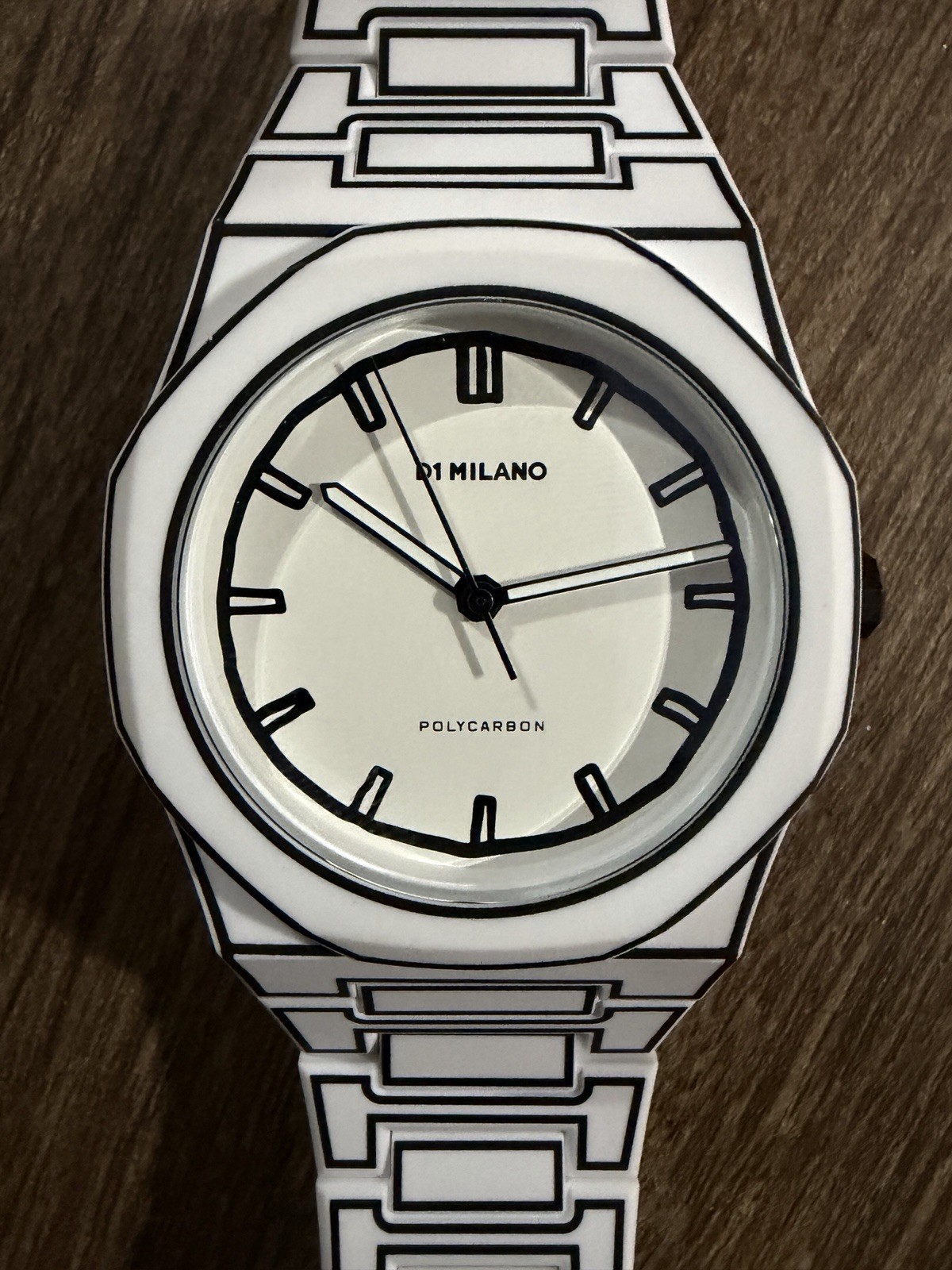 D1 Milano Sketch Polycarbon White