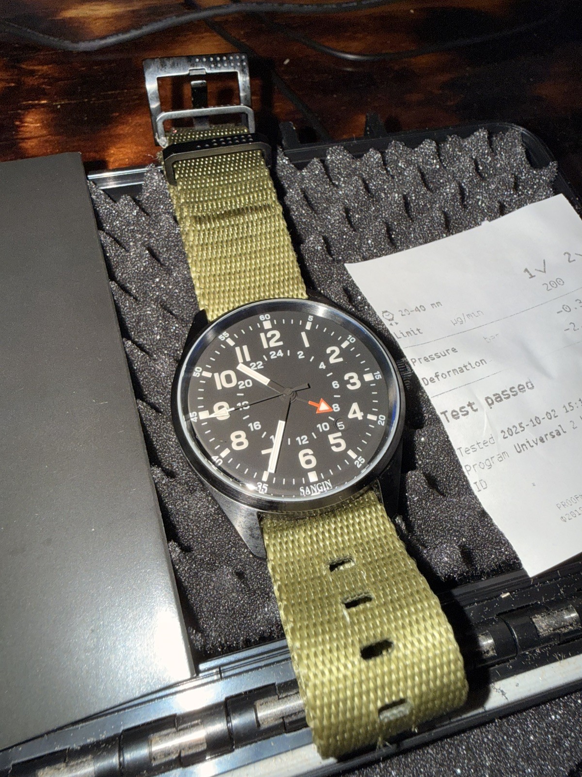 Sangin Overlord – Special Edition – Brushed Military Watch