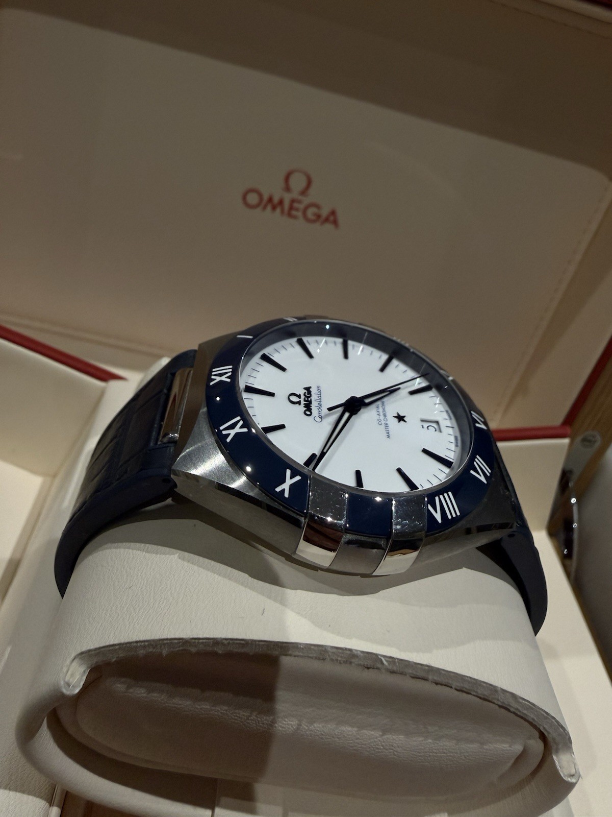 OMEGA Constellation Navy & White 41mm 13133412104001 & Omega Warranty + Bonus