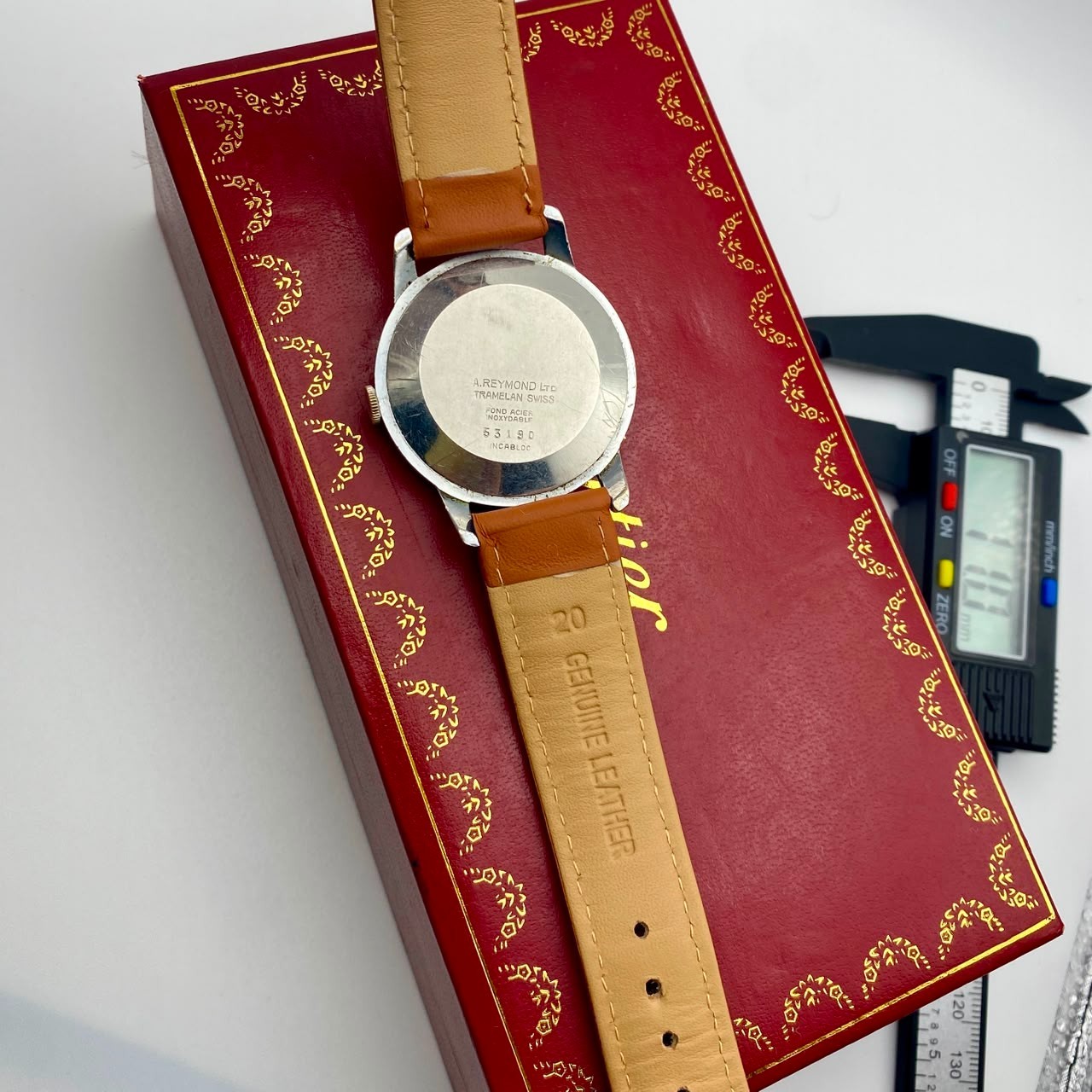 Vintage Unitas Extra XL Jumbo Manual Wind Men Watch Swiss Mechanical Rare 1960s