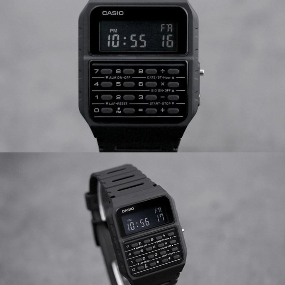 Casio CA-53WF-1B Retro Style Unisex Digital Calculator Watch