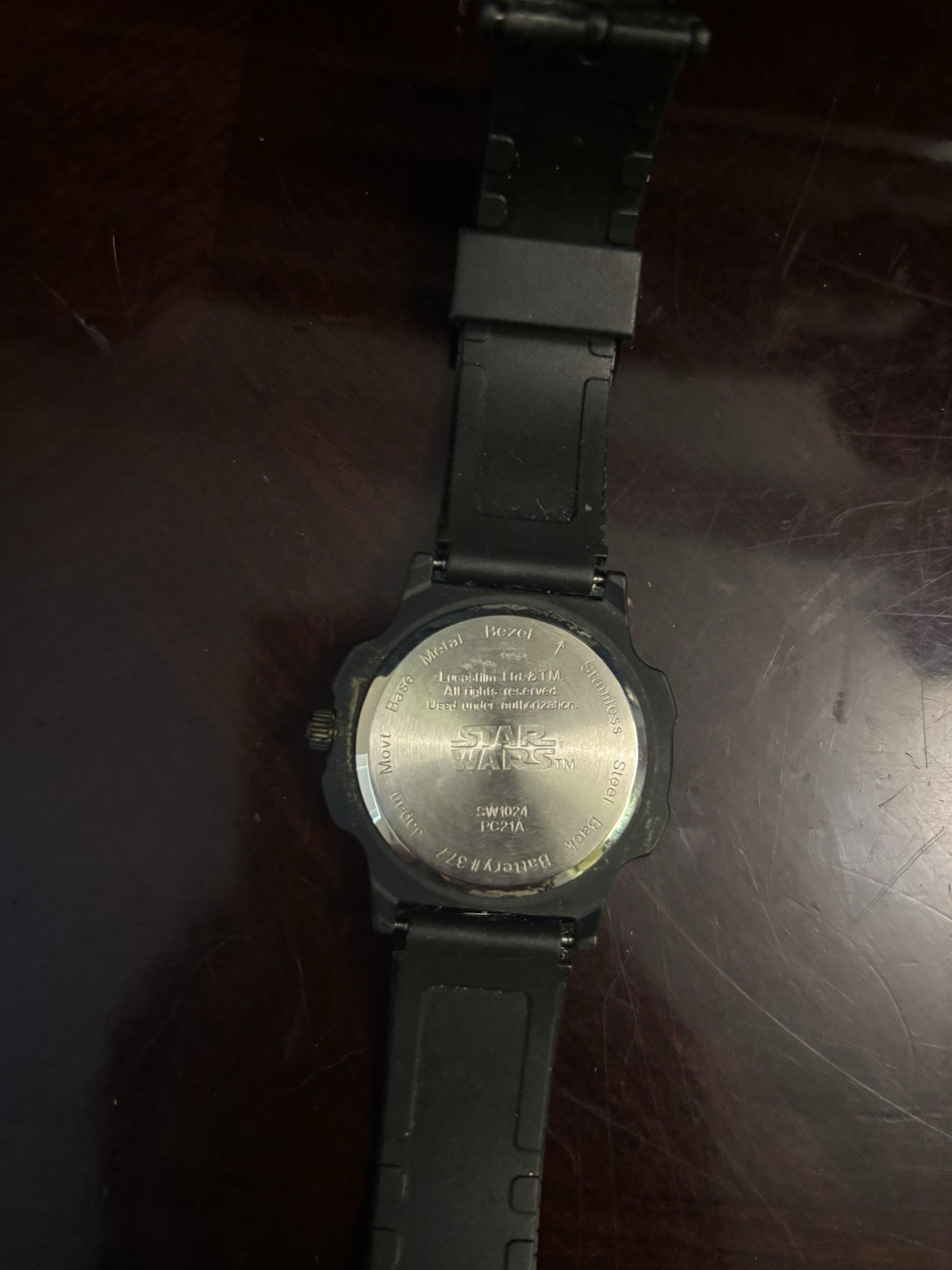 Vintage Promotional Star Wars Darth Maul Quartz Analog Wristwatch. Still works