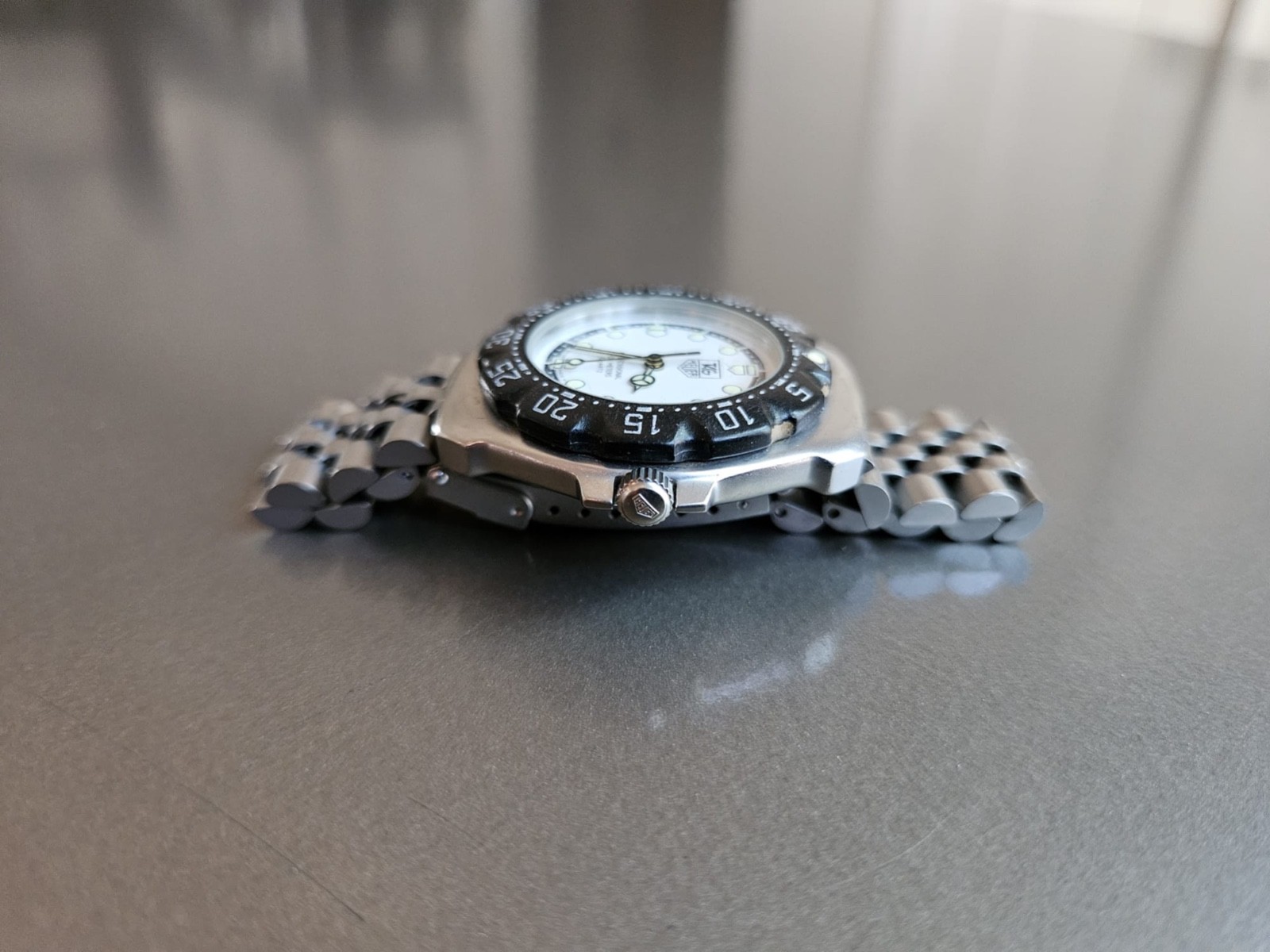 Tag Heuer Formula 1 Professional White Dial on Bracelet; WA1218; Rare + Awesome!