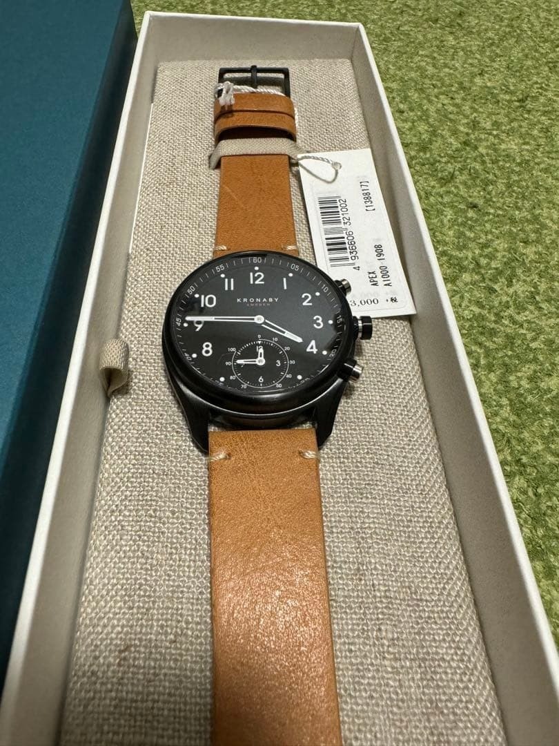 KRONABY Sweden Connected Wristwatch Watch A1000-1908 Analog SS w/ Box r#