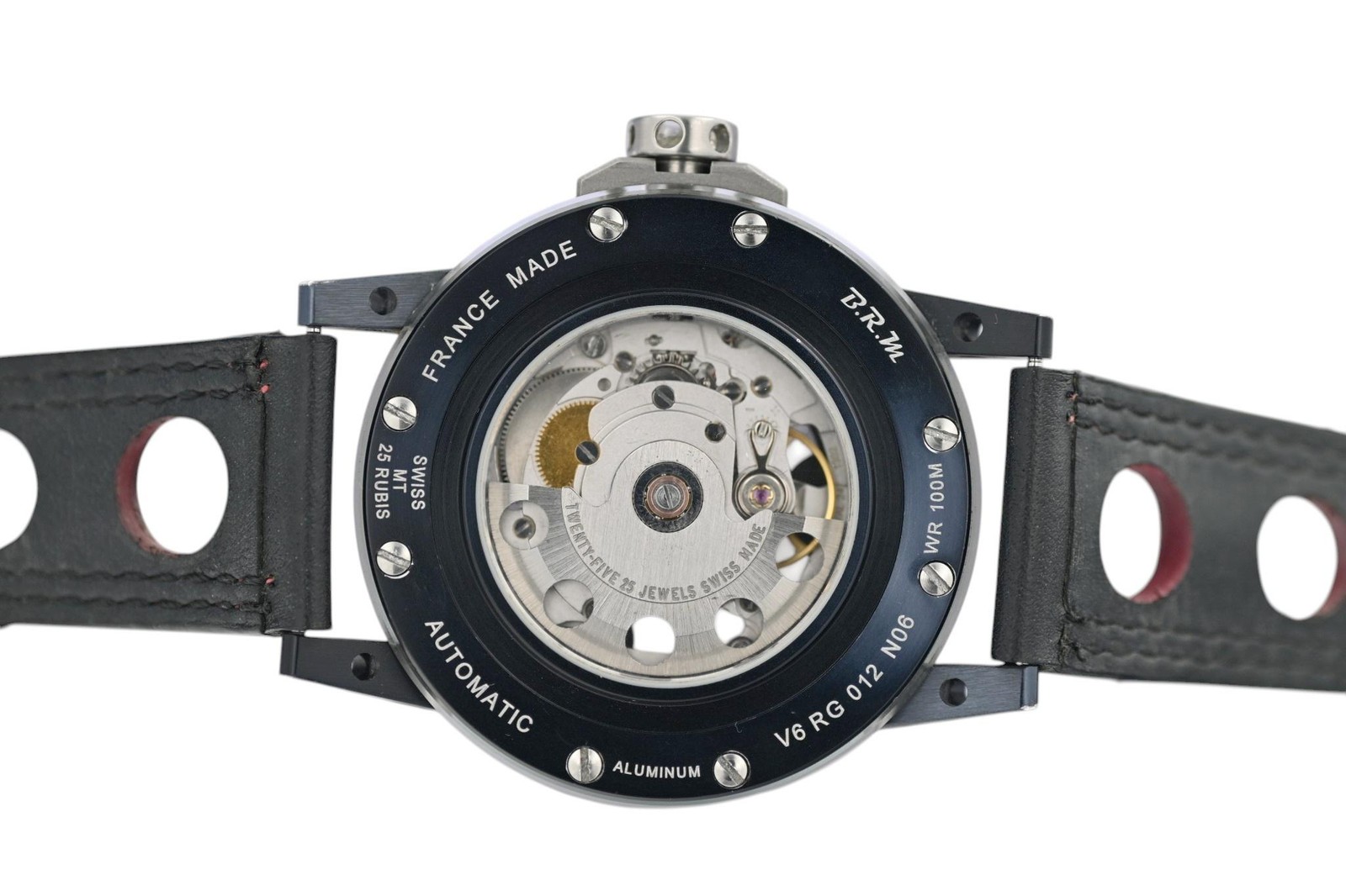 B.R.M Art Car V644SASQMK Skeleton Polycarbonate Aluminum 44MM Mens Automatic