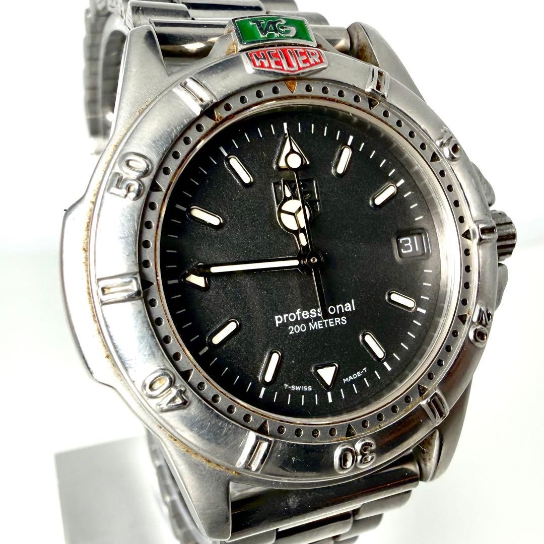 TAG Heuer Professional WF1211-K0 Quartz 1.42in 200m Date Watch