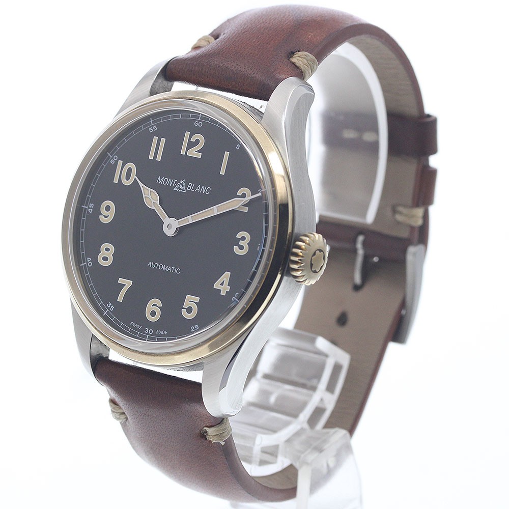 MONTBLANC 1858 automatic 7454/117833 black Dial Automatic Men’s Watch_957118