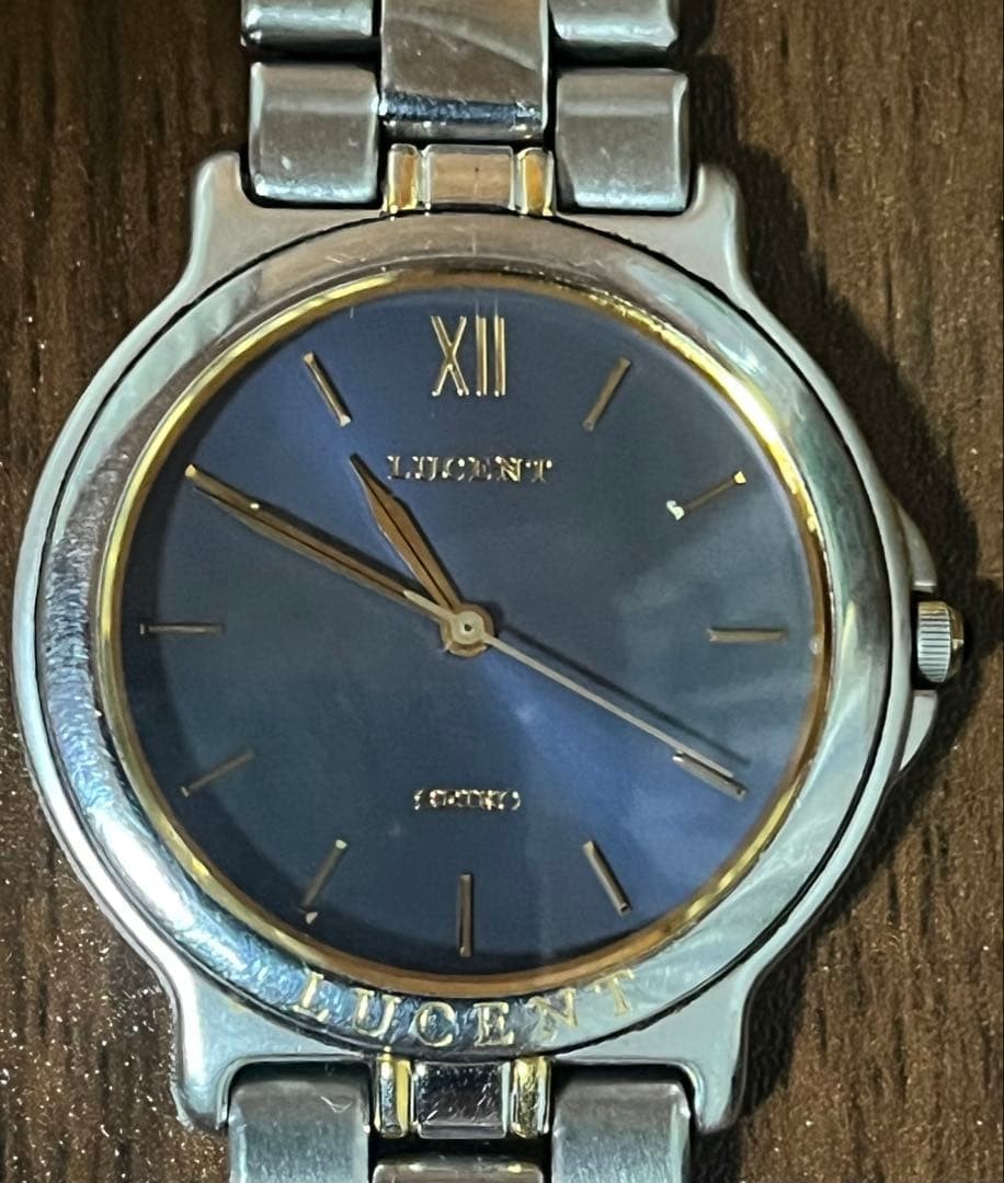 [Special Price] SEIKO LUCENT Watch, Battery Replaced, Blue Dial From Japan