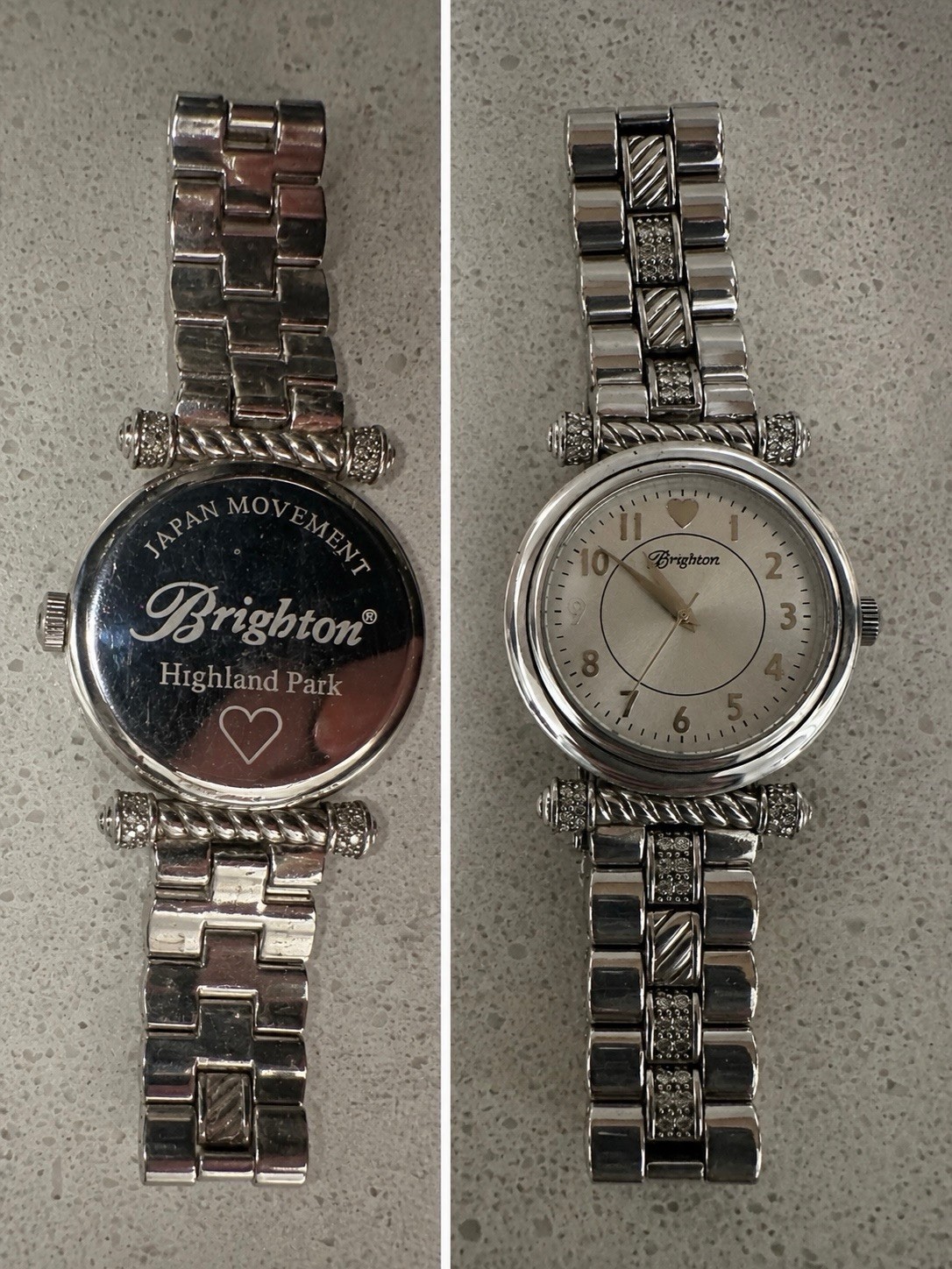 Brighton Highland Park 33mm Quartz Watch Miyota Movement New Crystal