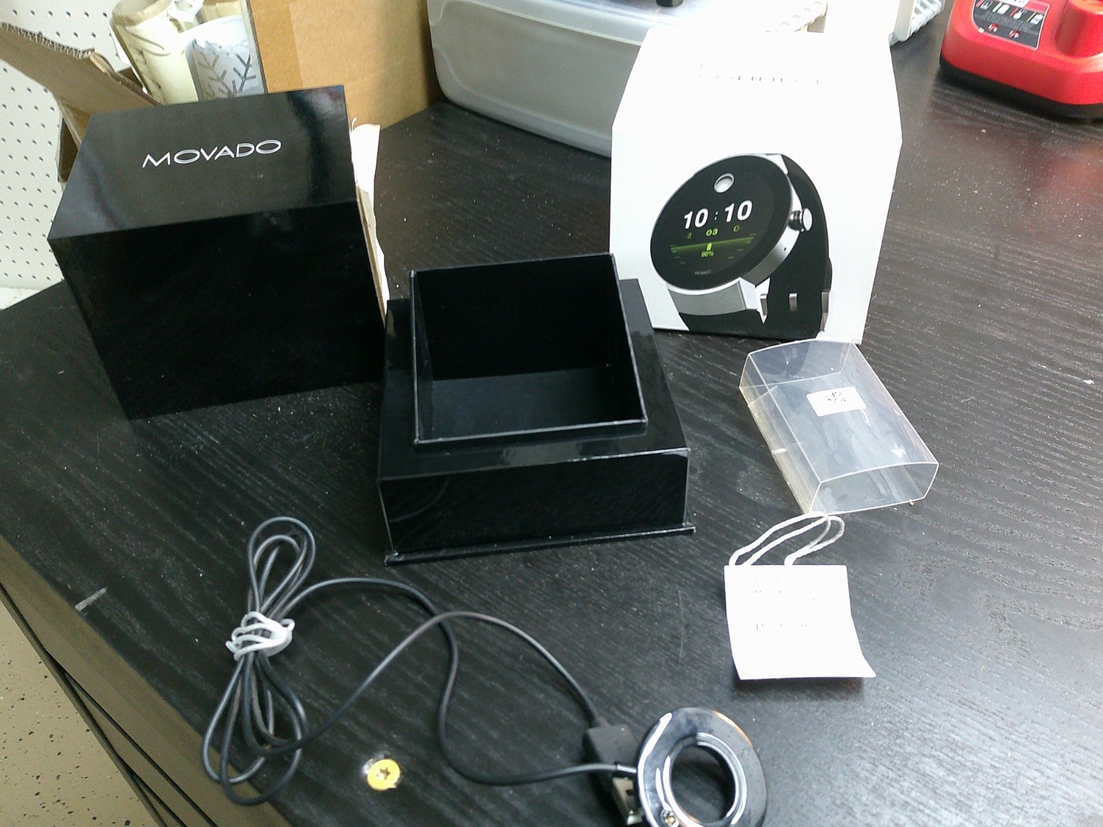 Movado Connect Men’s 46.5 mm Digital Smartwatch Silver Stainless Steel 3660016
